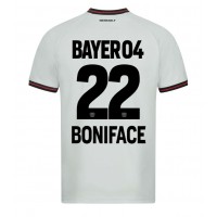 Dres Bayer Leverkusen Victor Boniface #22 Gostujuci 2023-24 Kratak Rukav